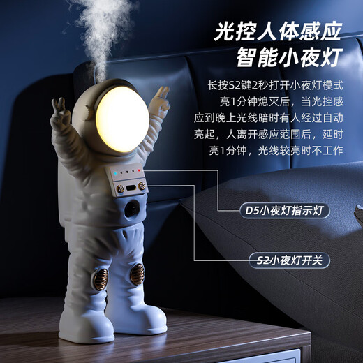 South Sandwich Aroma Diffuser Automatic Fragrance Machine Astronaut Aroma Diffuser Automatic Fragrance Machine Home Incense Bedroom Bathroom Toilet Hotel Car Aroma Diffuser White Aromatherapy Night Light Hepburn Fragrance + Elegant White Tea