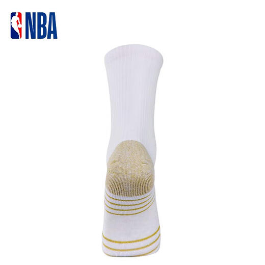 NBA basketball socks men's high tube leisure sports socks Copper ion antibacterial yarn long tube thick towel bottom cotton socks 3 doubles