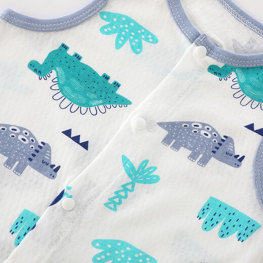 Little Pig Beiui Baby Onesie Weste reine Baumwollbaby Kleidung Dünne Sommermänner und Frauen ärmellose offene Kleidung Neugeborenen Sommeranzug 036 Kirschbär 90 cm