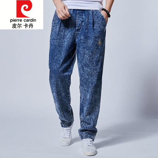 
Pierre cardin Tang suit men's suit denim jacket men's spring and autumn Chinese style jacket retro men's Hanfu Zhongshan suit men's long sleeves black suit M 90-125Jin[Jin equals 0.5 kg]
