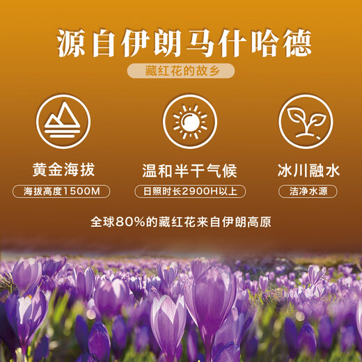 伊朗藏红花级特非西藏臧红花茶泡水喝原装 藏红花0.5g