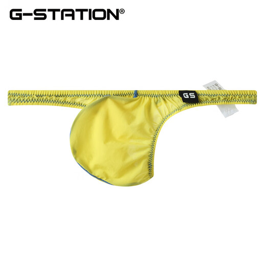 G-STATION轻薄丝滑DEWTY SKIN半透日系小款式男士丁字裤超紧身性感小内裤 棕色 (建议拍大1-2码) 1条 XXXL