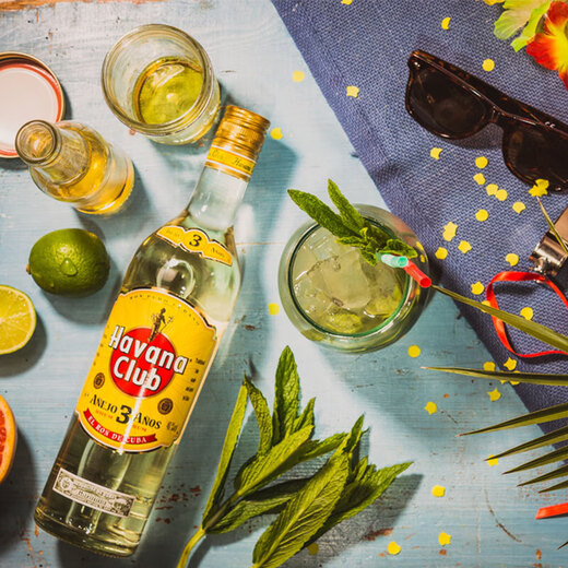 Havana Club (Havana Club)-известная компания, которая выбирает 3-летний клуб 3-летний клуб Rum Havana Кубинский иностранное вино одно бутылка один размер 700 мл 1 бутылка