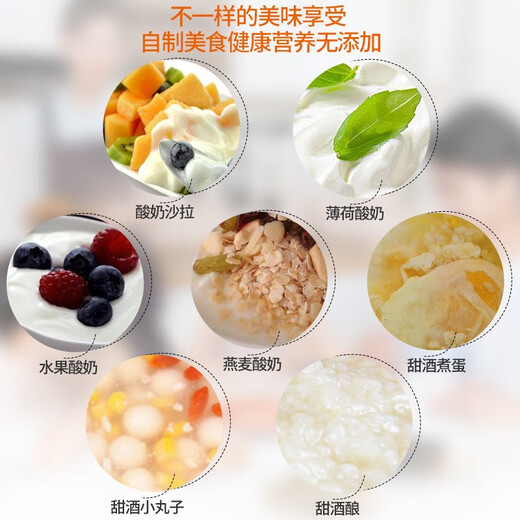 Ein Zhi K Joghurt-Maschine kommerzielle Kapazität Großer Kapazität Vollautomatisch süßer Reiswein fermentierter Kleberei und Klebreis Haushalt Multifunktionales hausgemachtes Obstenzym Fermentationsmaschine Vollautomatischer Joghurtmaschine Edelstahl 6L Multifunktionaler Joghurt-Fermentationsmaschine (mit schwarzem Garklauchregal)