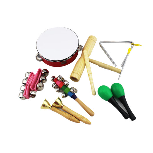 天智星幼儿园音乐器材奥尔夫打击乐器套装亲子玩具乐器大全儿童教具 豪华29件(抽盖琴)送收纳袋