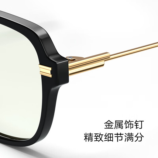 Parzin (parzine) Cadre de verres anti-bleu et à résistance aux rayonnements pour hommes et femmes, Slim d'apparence de compagnie de travail des lunettes 15839L Piano Black