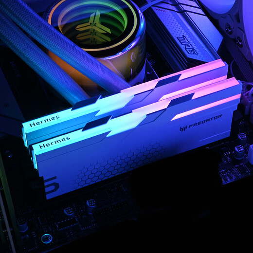 Acer PREDATOR 48G (24G 2) Set DDR5 6000 Frequency Desktop Memory Bar Hermes Ice Blade Series RGB Light Bar (C28) White AI Computer Accessories