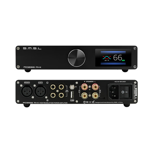 双木三林SMSL AO200MKII蓝牙数字功放机家用大功率前级功放160W AO200MKII