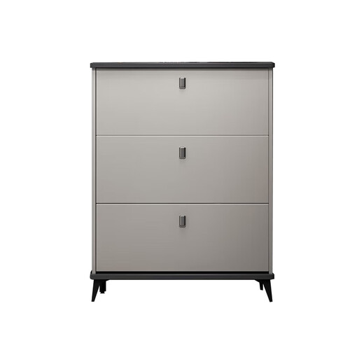 Magnificent shoe cabinet ultra-thin 17cm entry door home entrance multi-layer door large-capacity tipping bucket storage shoe rack gray 50 long * 17 thick * 118 shoes can be placed at the bottom