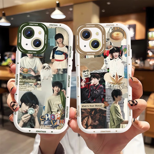 TF家族陈奕恒手机壳适用苹果16ProOPPOvivo华为荣耀小米ins风软壳 二代奶白对孔-AS6174 华为/荣耀拍此项-型号发给客服备注