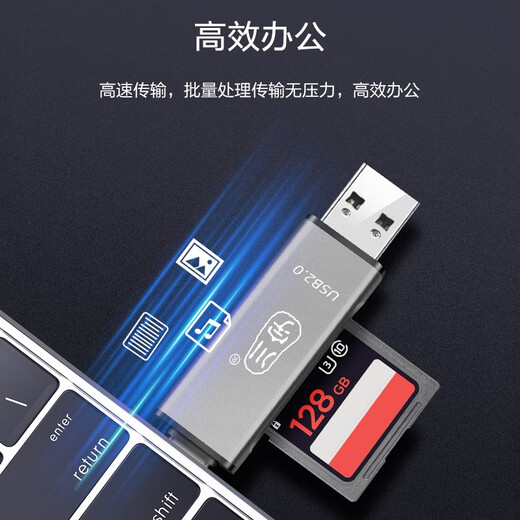 川宇USB高速SD/TF卡读卡器Type-c单反相机存储卡行车记录仪无人机电脑苹果15手机内存卡多功能合一