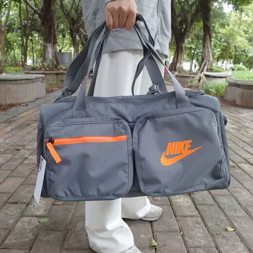 Sac à main Nike sac pour hommes sacs pour femmes Running Fitness Fitness Crossbody Sac d'entraînement Sac de sport Sac de rangement de voyage Sac décontracté sac d'épalsine BA6169-084 / 47 * 22 * 24cm Divers