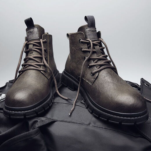 Martin Boots Мужские осени и зима новые модные мужские ботинки в британском стиле.