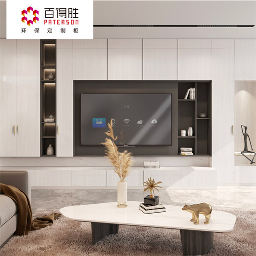 Bai De Sheng Whole House Customized Customized Wardrobe Modern Simple Solid Wood Swing Door Wardrobe Customized Light Luxurious Wardrobe Customized Bedroom Living Room Bedroom Space Customized Yuan/square meter (calculated based on projected area)