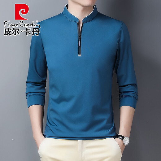 Pierre Cardin 2025 Neuer Herbst-Top-Herbst-Winter-Winter mittleren Männer mit langem Ärmeln Casual Autumn Ständer Kragen Sweatshirt Herbst Strick 6623 Baolan 165