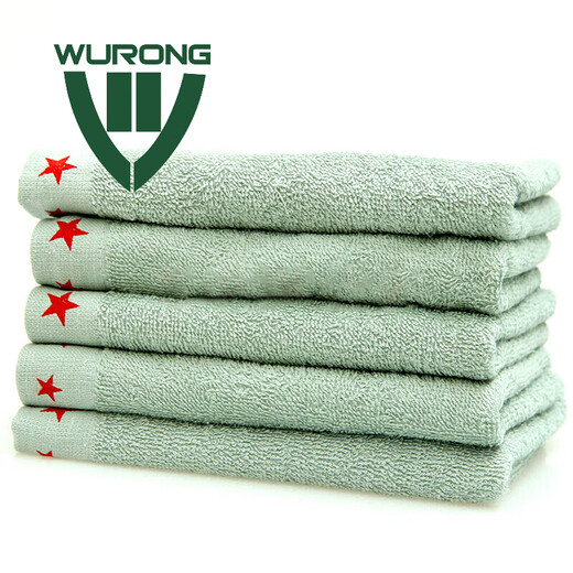 
Wurong 07 towel cotton spinning toiletries new style green towel 90g 85*35cm military green-WR1278 towel