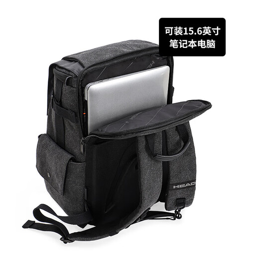 HEAD backpack, men's and women's laptop bag, school bag, large-capacity camera bag, National Geographic cycling backpack