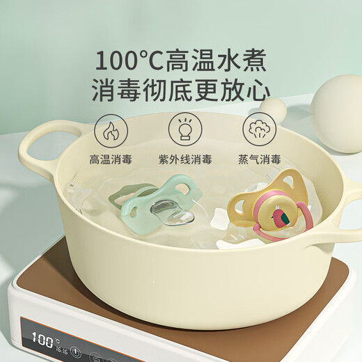 Haiyiduo pet silicone pacifier anti-colic night use flat head simulated breast milk sleeping type cat and dog cartoon pacifier pacifier random color