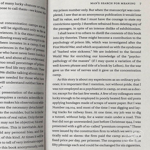 追寻生命的意义 英文原版 Man’s Search For Meaning