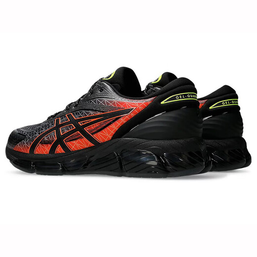亚瑟士（ASICS）GEL-QUANTUM 360 8巴黎版CITY OF LIGHT系列轻量缓震男女跑步鞋 黑色/红色1203A442.001 43.5