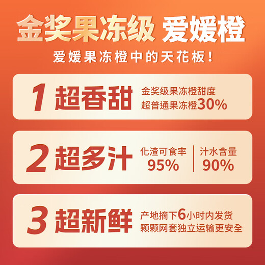 
Uncle Sam Sichuan Ehime No. 38 Jelly Orange Seasonal Fruit Citrus Rock Sugar Orange Orange Ugly Orange Gift Box New Year's Gift [Sweet-Tribute Fruit] 20-Year-Old Tree | Single Fruit 75-80mm 5Jin [Jin equals 0.5kg] Gift Box [Gift Recommendation] Net 4.5Jin [Jin equals 0.5kg]