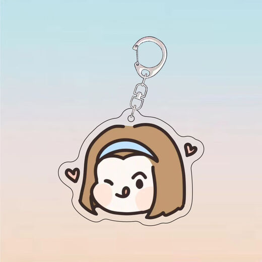 
Cartoon peripheral detective Conan anime peripheral keychain Maori Ran Haihara Ai girl emoticon bag school bag hanging A1391---Style 4 5cm keychain D button