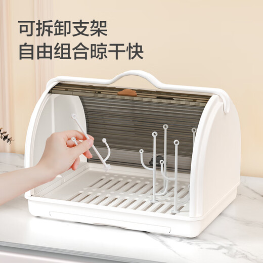 Fabriqué en jingdong, rack de rangement en tasse, tasse de thé en verre avec plateau, porte-drain de bouteille 24L * 1