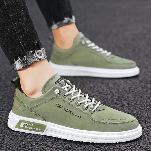 Shoes for men in summer breathable soft sole non-slip work shoes trendy versatile canvas shoes for men daddy shoes casual driving shoes A01-gray (suggested to take a larger size) 40