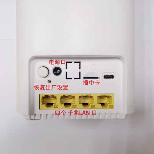 China Unicom Unicom VN007+ Tarjeta de enrutador móvil 5G CPE Tarjeta de red inalámbrica Netcom completa 4 puertos de red Gigabit Acceso a Internet en vivo de banda ancha VN007 versión pública+ China Unicom vn007+ más tarjeta China Unicom 5G