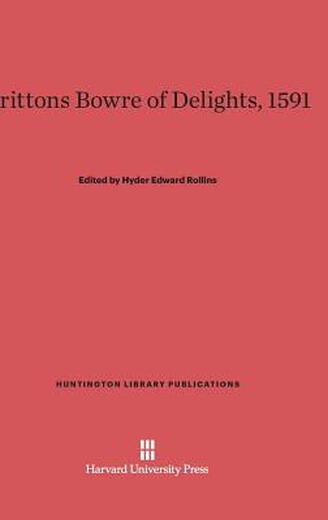 预订 Brittons Bowre of Delights, 1591