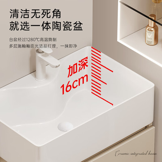 El gabinete de baño Tezzog es ultra estrecho 30 ancho de doble cajón doble de apartamento pequeño lavabo de cerámica Baño Integrado Baño Mini Washbasin [Basin ancho] 4837 Cajón doble gabinete principal (sin espejo)