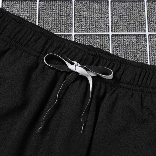 Scarecrow (MEXICAN) shorts men's summer fashion sports five-point pants men's ins trend loose big pants black.XL