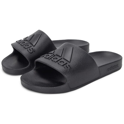 阿迪达斯 （adidas）男鞋 2024夏季新款运动鞋休闲沙滩鞋一字凉鞋拖鞋 IF7371 43