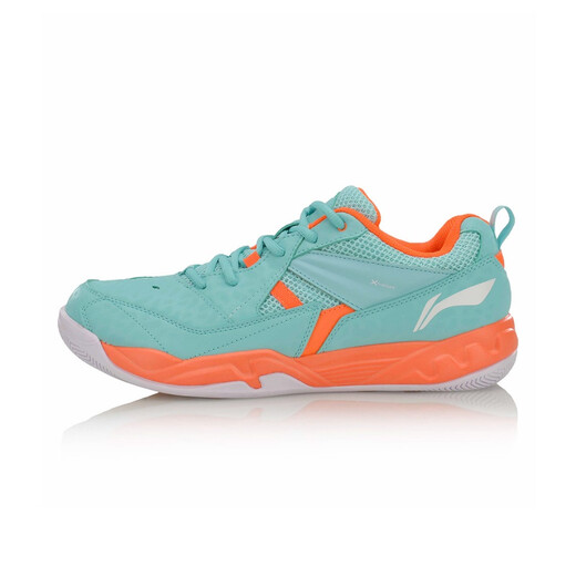 Li Ning Men's Shoes Badminton Shoes Men's All-Around King Wear-Resistant Training Shoes Trendy Casual Sports Shoes Electric Blue/Fluorescent Orange 079-14 39