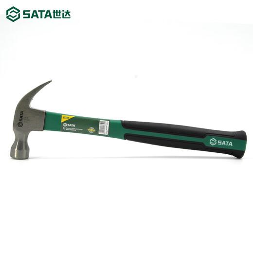 Shida Tools fiber handle claw hammer iron hammer small nail hammer woodworking multifunctional all-in-one hammer pure steel hammer 92307 (fiberglass handle claw hammer 1.5 pounds)