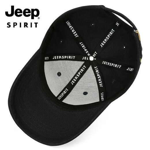 Jeep (JEEP) hat men's baseball cap four seasons peaked cap fashionable and versatile hat for young, middle-aged and elderly men and women brand hat A0600
