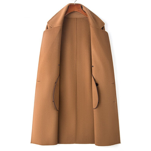 DK Pure Wool Coat Midumn-longitud de otoño y invierno Invierno Casco Tweed Doble-Breasted Tweed Coat Windbreaker Windbreaker 2XL