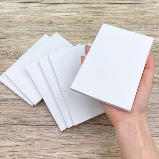 White rubber stamp, sandwich engraved rubber stamp 10*15*0.8cm, student prints, handmade colored rubber bricks, pure white-10*15cm (5 pieces)