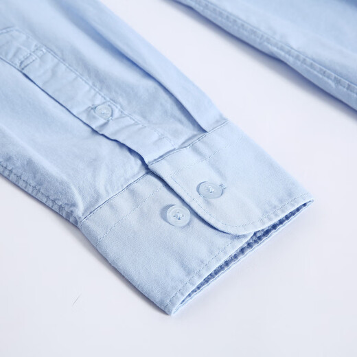 Jeanswest Light Business Men's Casual Shirt Spring and Autumn Youth Simple Solid Color Light Business Stretch Long Sleeve Shirt JW Black 2010 M