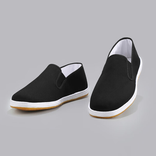 Yu zhaolin viejos zapatos de tela de Beijing hechas a mano tradicionales de un solo pie de un pie zapatos perezosos zapatos casuales para hombres y1s-1002 40