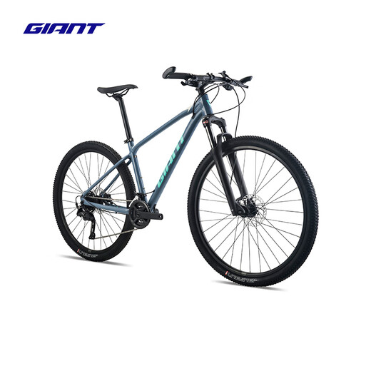 GIANT ATX 830 hydraulic disc brake adult variable speed aluminum alloy 18-speed lockable shock-absorbing mountain bike mattressed ink blue 27.516 S recommended 160-172cm