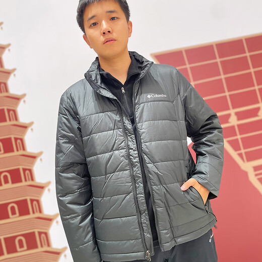Columbia男子防水防风700蓬羽绒保暖内胆三合一冲锋衣XE9454 WE3892-010 S
