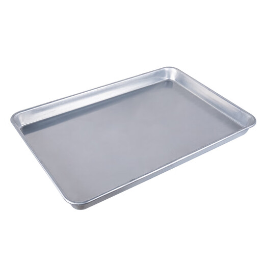 Chuang Fei Niao commercial oven pure aluminum baking pan rectangular 60*40 baking oven baking pan mold pizza bread tray 0.8 thick 60*40*3 pure aluminum baking pan weight 1.8Jin Jin equals 0.5kg