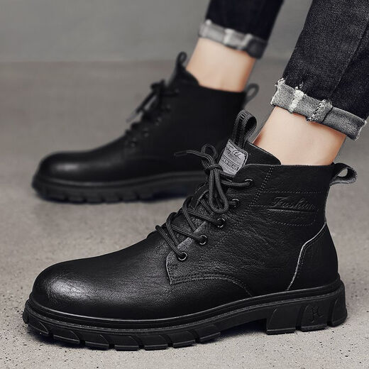 Martin Boots Мужские осени и зима новые модные мужские ботинки в британском стиле.