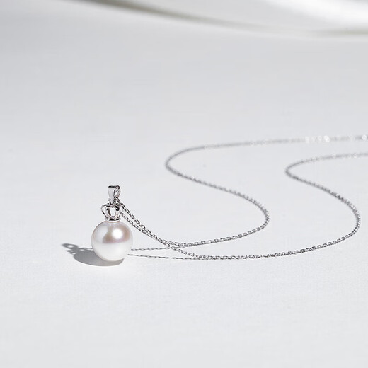 Tahitian 18K gold pearl pendant 11-12mm high-gloss freshwater Edison pearl necklace light luxury jewelry for girlfriend