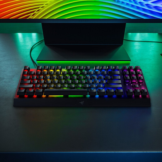 Razer Black Widow V3 Competitive Edition Mechanical Keyboard 87 Keys Computer Gaming Esports RGB Backlight Green Axis