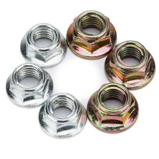 Clcey Kohlenstoffstahl Metallflansch Verriegelungsmutter 6187 Verriegelungsmutter 5681012-16 Das folgende Eisenkohlenstoffstahl-Methode Das folgende Eisenkohlenstoff-Stahlflansch-Metallschloss