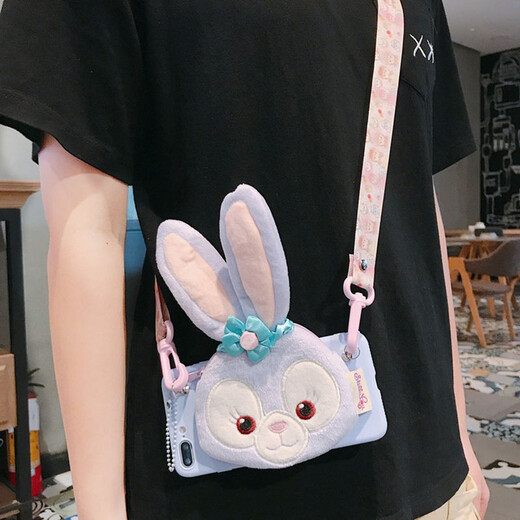 Afapu vivo mobile phone case pig coin wallet integrated women's cartoon cute creative crossbody storage bag three-dimensional soft shell anti-fall pig butt [soft shell card wallet] + plush doll + solid color crossbody rope Other models can leave a message and note shipping