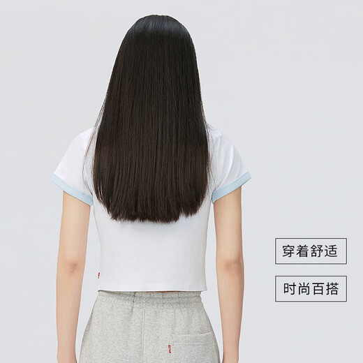 
Levi's [Same Model in Shopping Mall] Levi's Fashion Women's Short Sleeve A3523-0038 White A3523-0038 S