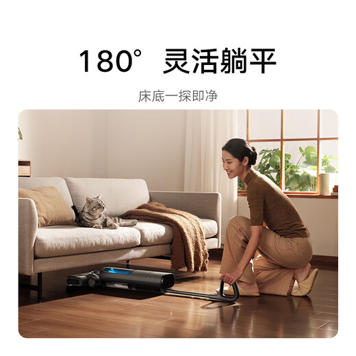 Mijia Xiaomi Wireless Floor Washing Machine 3 Pro Lying Flat Cleaning 60-degree Hot Water Self-Cleaning Hot Air Drying Hair Peeling Wear Cleaning Suction Washing Drying Drag 4-in-1 Long Battery Mijia Wireless Floor Washing 3Pro